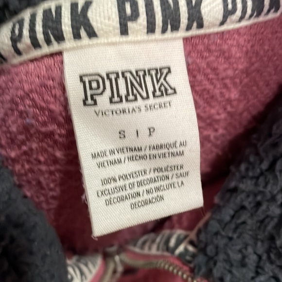 VS PINK Quarter-Zip Pullover- S - Picture 2 of 2